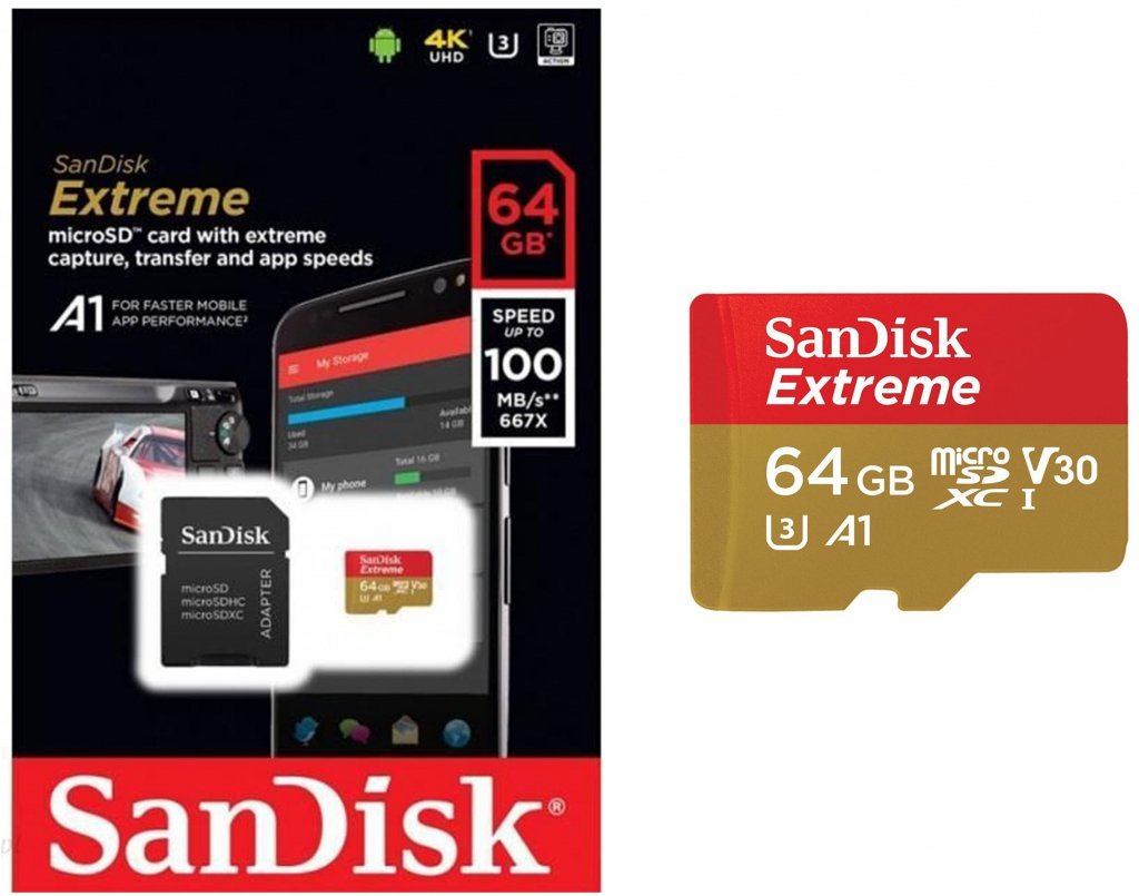 SanDisk SDXC UHS-I U3 64 GB SDSQXA2-064G-GN6MA