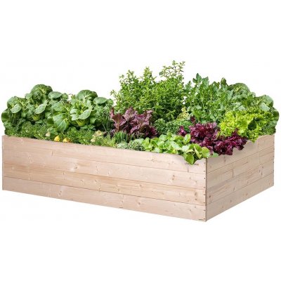 Atmowood Dřevěný vyvýšený záhon 160 x 100 x 40 cm hnědý – Hledejceny.cz