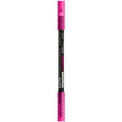 NYX Professional Makeup Powder Louder Brow Pencil dlouhotrvající pudrová tužka na obočí 09 Black 1,15 g – Sleviste.cz
