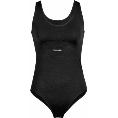 Icebreaker Queens Tank Bodysuit Black – Zboží Mobilmania