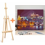 Malířská-Plátna Výhodný set stojan a plátno na vymalování Pražský hrad – Zboží Dáma