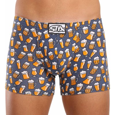 Styx pánské boxerky long art klasická guma pivo (F1357) – Zboží Dáma