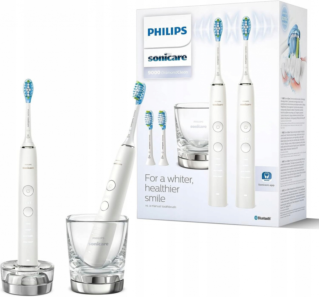 Philips Sonicare DiamondClean 9000 HX9914/62 Duo White/White