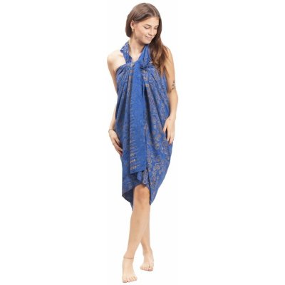 Sarong BALI BATIK modrý XXVI. – Zboží Dáma