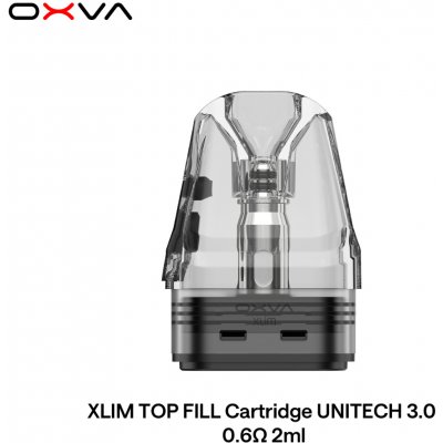 OXVA Xlim CL Pod Top Fill cartridge 0,6 ohm 3 ml 3 ks – Hledejceny.cz