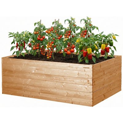 ATMOWOOD Modřínový vyvýšený záhon 160 x 100 x 60 cm hnědý – Hledejceny.cz