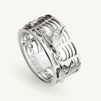 SilveAmo stříbrný prsten Vlaštovky K22020 18
