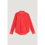 GANT REG PRINTED GINGHAM COT SILK SHIRT BOLD RED – Zboží Dáma