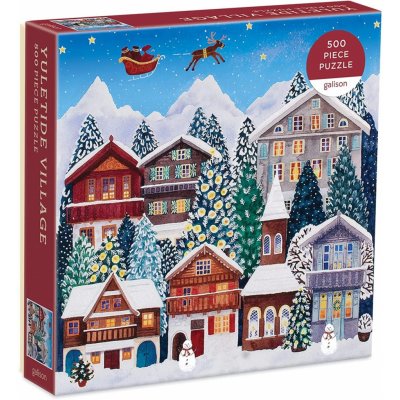 GALISON Čtvercové Vánoční vesnice 500 dílků – Zboží Mobilmania