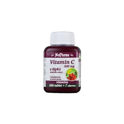 Vitamin C s šípky 500mg 100+7tbl zdarma MedPharma