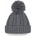 Beechfield Cable Knit Melange beanie světle šedá – Hledejceny.cz