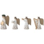 Bloomingville Svícny Abba bílé polyresin SET/4ks – Hledejceny.cz
