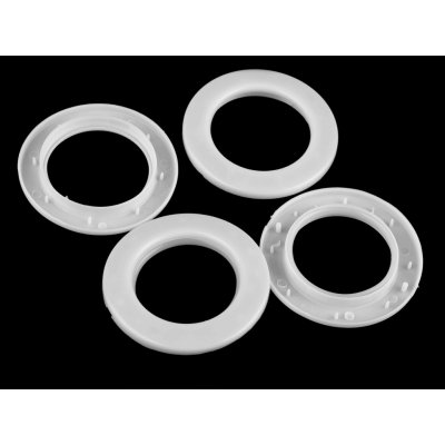 Průchodka zacvakávací vnitřní Ø42 mm / na záclony a závěsy bílá 10sada – Zboží Dáma