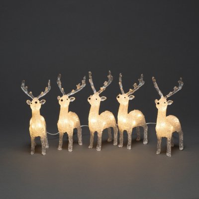 Konstsmide LED sob sada 5 ks akryl 40 LED teplé bílé barvy venkovní – Hledejceny.cz