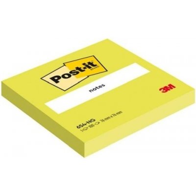 Bloček Post-it 654NG, zelený (100 lístků) – Hledejceny.cz