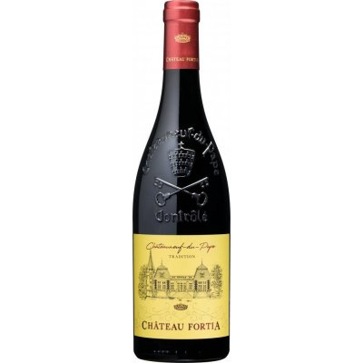 Fortia Chateauneuf-Du-Pape Château Fortia Tradition Châteauneuf-du-Pape 2020 15% 0,75 l (holá láhev) – Zboží Dáma