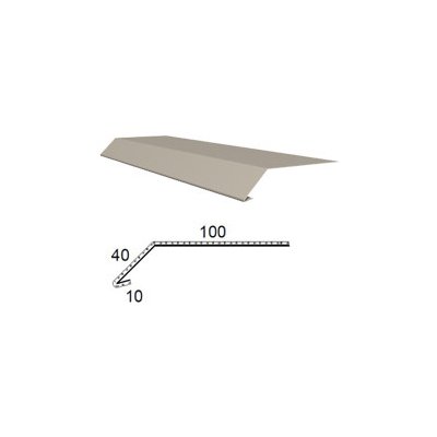 Okapnice z poplastovaného plechu Viplanyl r.š. 150 mm – HobbyKompas.cz
