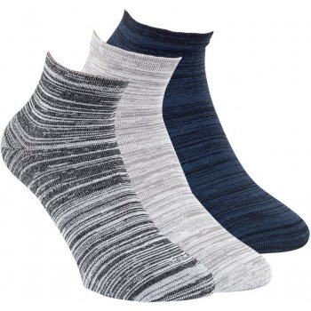 RS Bambusové kotníkové melírované ponožky Mix barev
