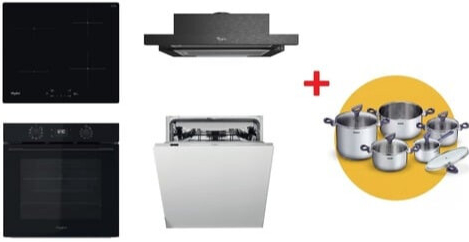 Set Whirlpool OMK58CU1SB + WSQ7360NE + WIC3C26F + AKR7491NB