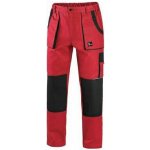 Canis CXS pánské monterkové kalhoty červené/černé – Zboží Mobilmania