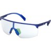 Sluneční brýle adidas SP0005 91X Transparent Frosted Eletric Blue Grey Mirror