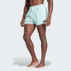 Koupací šortky, boardshorts adidas plavecké šortky 3-Stripes CLX bílo modré