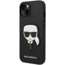 Pouzdro Karl Lagerfeld PU Saffiano Karl Head iPhone 14 Pro Max černé