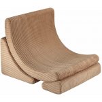 Wigiwama Moon dětské křesílko hnědá 65 cm 55 cm 80 cm – Sleviste.cz