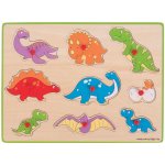 Bigjigs vkládací puzzle Dinosauři – Zbozi.Blesk.cz