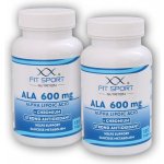 FitSport Nutrition 2x ALA 600 mg Alpha Lipoic Acid + Chromium 120 tablet Kyselina Alfa Lipoová – Hledejceny.cz