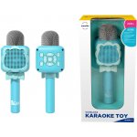 Mamido Dětský bezdratový Bluetooth karaoke mikrofon modrý MT1565 – Sleviste.cz