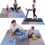 One Fitness MP10 60 x 60 x 1 cm modro-šedá 9ks – Zboží Mobilmania