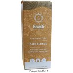 Khadi rostlinná barva na vlasy Tmavá blond 100 g – Zbozi.Blesk.cz