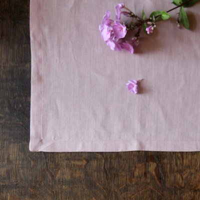 Tululum prostírání lněné pudrové 2 ks 45x35cm – Zboží Mobilmania