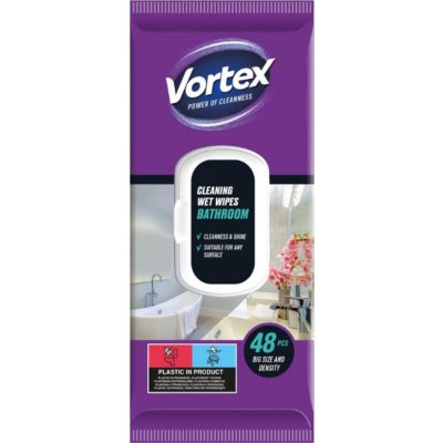 VORTEX vlhčené ubrousky do Koupelny 48 ks – Zboží Dáma