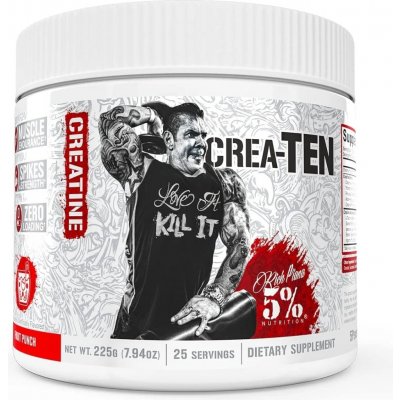 5% Nutrition Rich Piana Crea-Ten 225 g – Hledejceny.cz