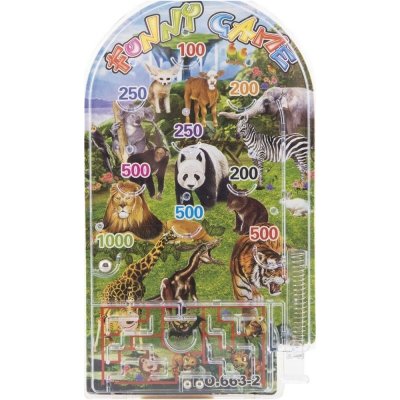 Pinball ZOO hlavolam plast 9x16cm 2 druhy – Sleviste.cz