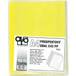 Auro Office E45 - eurofolie A4, 45 µm, PP, žluté, hladké - 100 ks – Hledejceny.cz