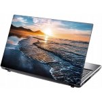 Samolepka / Skin na notebook 34,5 x 23,5 cm - Motiv: Západ slunce na pláži – Zboží Živě