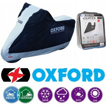 Oxford Aquatex s prostorem na kufr černá/stříbrná L