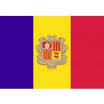Andorra vlajka - 60 x 90 cm - tunel, karabina – Hledejceny.cz