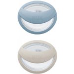 Nuk silikon šidítko MommyFeel 2 ks modrá/šedá – Zboží Dáma