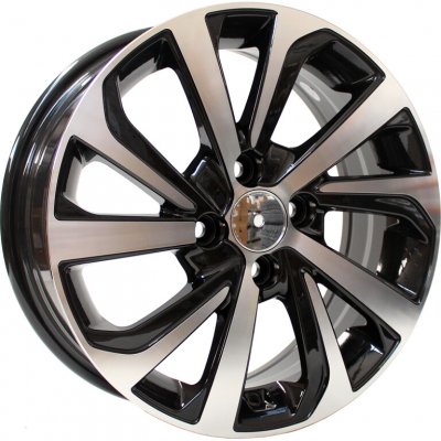 Racing Line A423 6,5x16 4x100 ET48 black polished – Hledejceny.cz