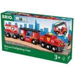 BRIO Hasičský hasící vlak 33844 – Zboží Dáma