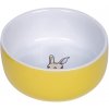 Miska pro hlodavce Nobby Rabbit keramická miska pro hlodavce žlutá 11 x 4,5 cm