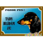 Dafiko Tabulka Jezevčík krátkosrstý černý – Zboží Mobilmania