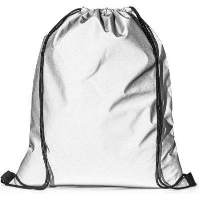 SYROS. Polyesterová reflexní taška 200 g/m² Saténově stříbrná