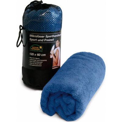 Printwear Rychleschnoucí sportovní ručník z mikrovlákna 60 x 120 cm Modrá – Zboží Mobilmania