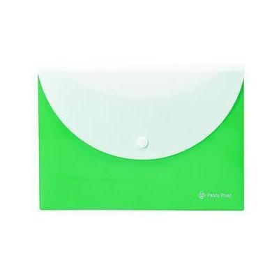PANTA PLAST Desky s drukem, neon zelená, 2 kapsy, PP, A5