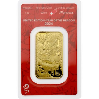 Argor-Heraeus zlatý slitek Limited edition Rok draka 1 oz – Hledejceny.cz